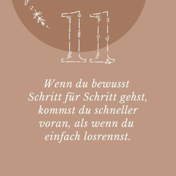 Achtsamer Adventskalender 11. Dezember
