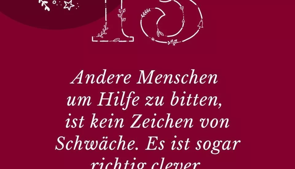 Achtsamer Adventskalender 13. Dezember