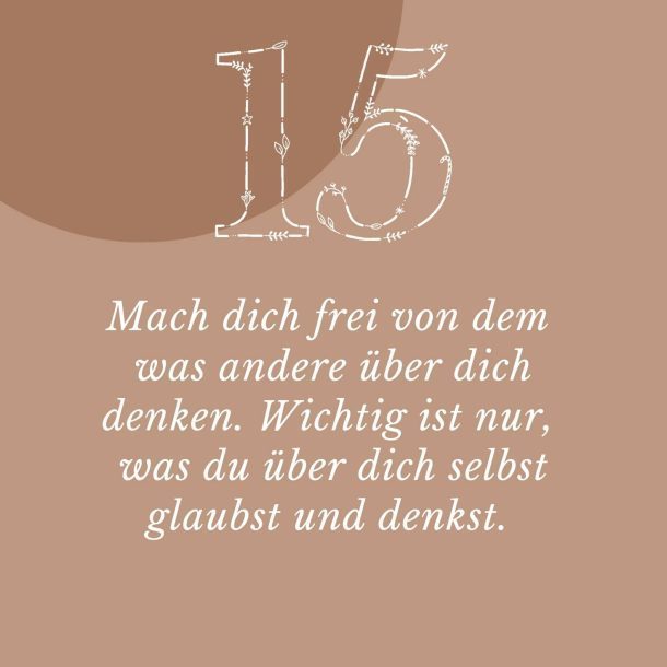 Achtsamer Adventskalender 15. Dezember